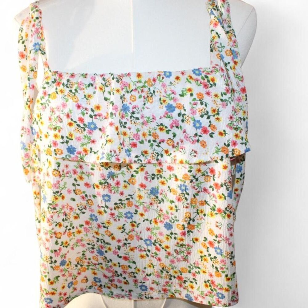 Forever-21 Women's multi Crop-top